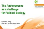dr. CHRISTOPH GÖRG: Antropocen kot izziv za politično ekologijo